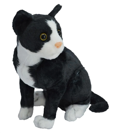 43 CM PELUŞ KEDİ HALLEY - 1 Adet Stokta Olan Gönderilir