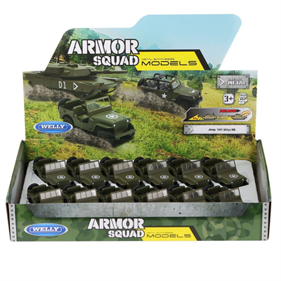 43723 Welly Jeep Willys 1:32 - 1 adet fiyatıdır