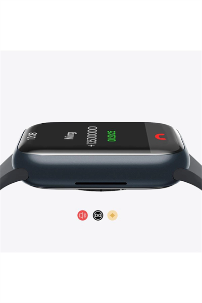 45 mm Bluetooth Özellikli Akıllı Saat, Nabız ve Uyku Takibi ile GPS Destekli Siyah Model