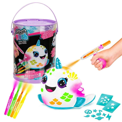 45523 Airbrush Peluş Neon Boyama Seti -
