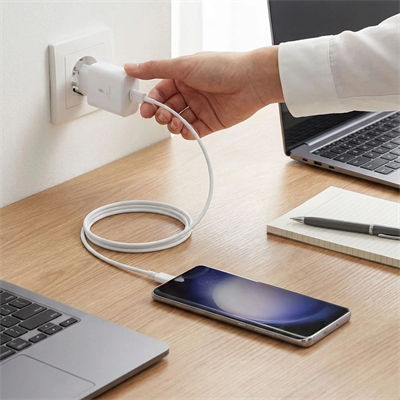 45w Süper Hızlı Şarj Adaptörü Usb-c Pd 3.0 Pps Fast Charger + 5a Type-c To Type-c Kablo Bx40