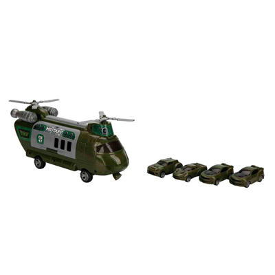 4782 SUN-RYL-MXX-GARAJ SET POLİS AMBULANS ASKER TAŞIYICI HELİKOPTER ARB 3R