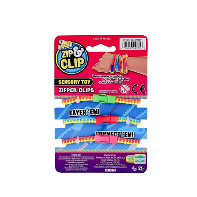 4785 Zıp Clip Zipper Clips 3lü -