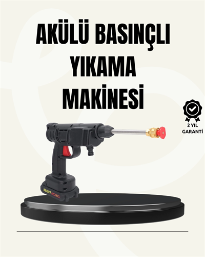 48V Şarjlı Basınçlı Yıkama Makinesi Kablosuz Su Tabancası