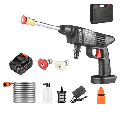 48v Şarjlı Çift Bataryalı Taşınabilir Basınçlı Oto Yıkama Bahçe Sulama Sı