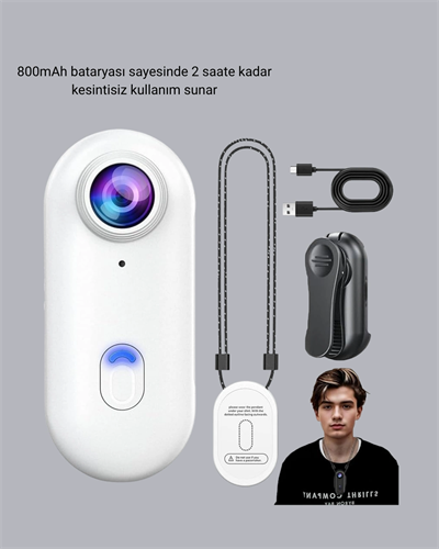 4K  Suya Dayanıklı Aksiyon Spor Kamerası 120° Geniş Açı ve WiFi Destekli