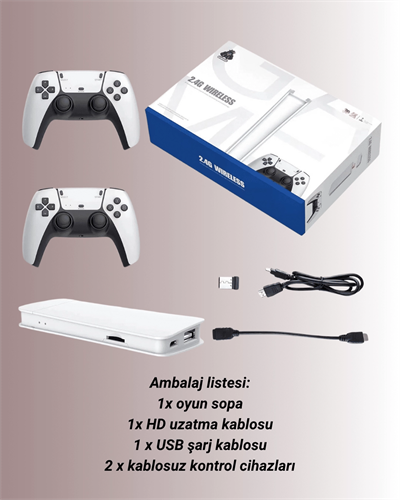 4K Destekli Bluetooth Retro Oyun Konsolu – M15 Modeli