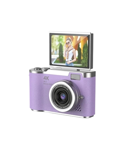 4K Dijital Kamera 48 MP Flip Ekran Vlog ve Fotoğraf Makinesi