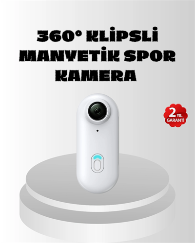 4K Full HD Spor Kamerası 360° Klips ve WiFi Özellikli