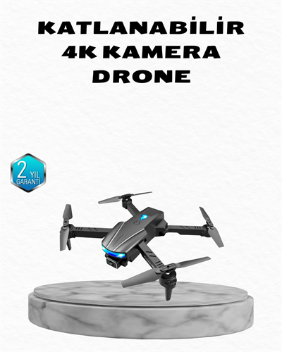 4K Kamera Özellikli Katlanabilir Drone Wi-Fi ve Yükseklik Sabitlemeli