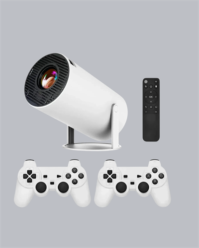 4K Wi-Fi 6 Projeksiyon Cihazı – 10.000+ Oyun Desteği, Kablosuz Bağlantı ve Çoklu Giriş Portları