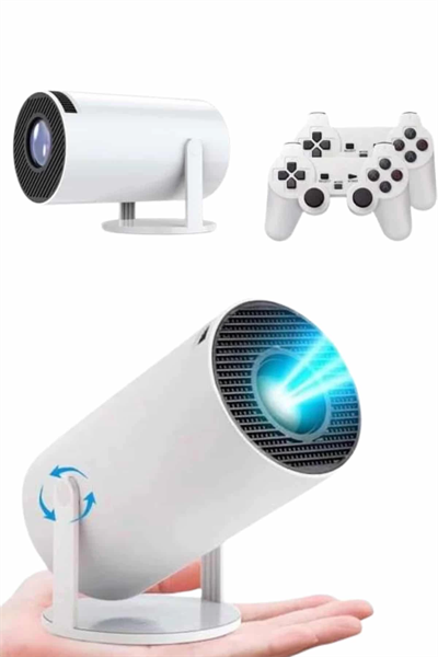 4K Wireless Çift Kollu Kumandalı Oyun Projeksiyonu Retro Video Oyunu