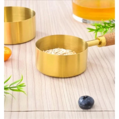 4lü Ahşap Saplı Ölçü Kaşığı