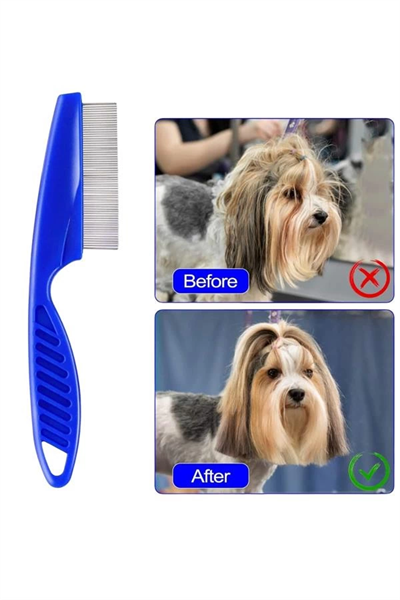 4lü Bit Evcil Hayvan Tarak Seti Kedi Köpek Bit Tarak Seti Pire Tarağı