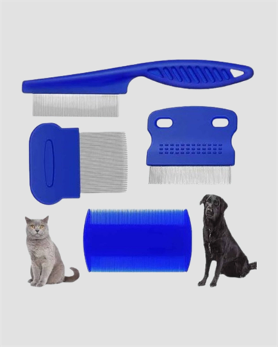 4’lü Kedi Köpek Tüy Temizleme Seti – Paslanmaz Çelik,Ergonomik ve Uzun Ömürlü