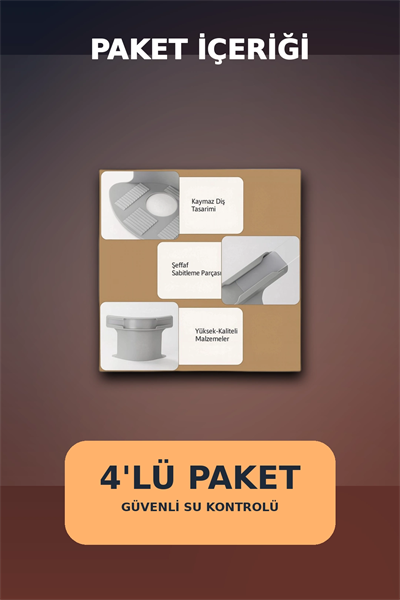 4lü Şeffaf Kaymaz Çarşaf ve Yorgan Sabitleyici - Dişli Tutucu ile Pratik Çözüm