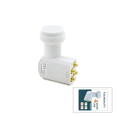 4lü Uydu Lnb Unıversal Quad Full Hd -  3d - 0.1db Rle-400 Bx40