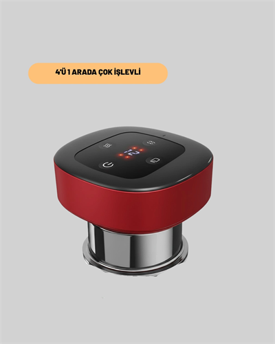 4’ü 1 Arada Elektrikli Çukurluk Masaj Seti Isı Masaj ve Kırmızı Işık