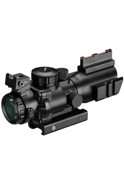 4x32 Kırmızı Işıklı Av Dürbünü 4x32 Nişangah