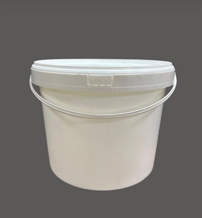 5 Adet 20 Lt Kapaklı Plastik Kova - Yoğurt, Boya ve Saklama İçin Dayanıklı Kova Seti (Outlet Teşhir Ürün)