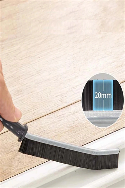 5 Adet İnce Kıl Fırça Banyo Mutfak Pencere Oluk Klozet Kenarı Kavisli Detay Temizleme Fırçası