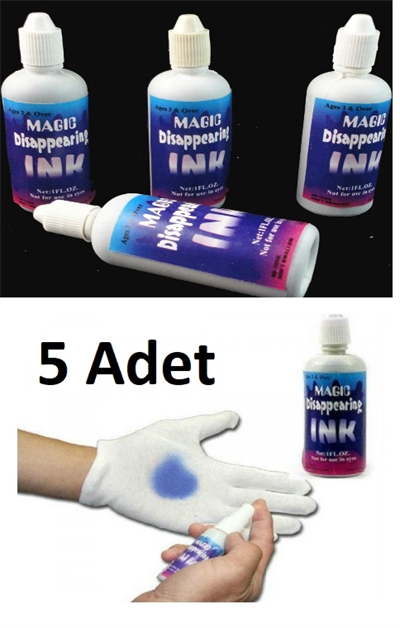 5 Adet Sihirli Şaka Mürekkebi