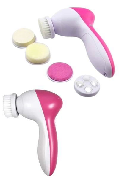 5 Başlıklı Cilt Temizleme Cihazı Ultra Kaliteli Yumuşak Kırşıklık Karşıtı