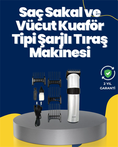 5 Farklı Kesim Tarağıyla Gelen Çok Amaçlı Tıraş Cihazı