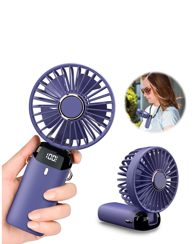 5 Kademeli Güçlü Üfleme Kapasiteli Taşınabilir Mini Fan