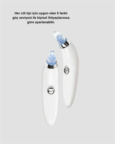 5 Kademeli Vakumlu Gözenek Temizleyici – Su Geçirmez ve Taşınabilir Siyah Nokta Cihazı