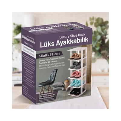 5 Katlı Pratik Ayakkabılık - Ayakkabı Rafı (3936)