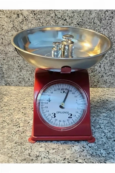 5 Kg Retro Nostalji Mutfak Tartısı Analog Terazi