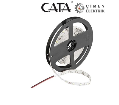 5 METRE CATA CT 4537 Şerit Led 12 Çip 3200K Gün Işığı