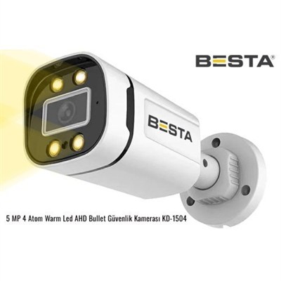 5 MP 1440P 4 Kameralı AHD Warm led Güvenlik Seti