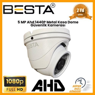 5 MP Ahd 1440P Metal Kasa Dome Güvenlik Kamerası KD-9423