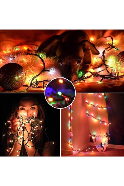 5 Metre Ampul LED Işık Renkli RGB Çok Renkli Led Aydınlatma