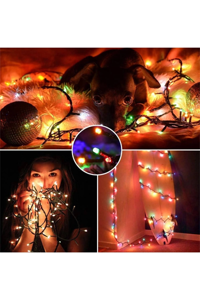 5 Metre Ampul LED Işık Renkli RGB Çok Renkli Led Aydınlatma