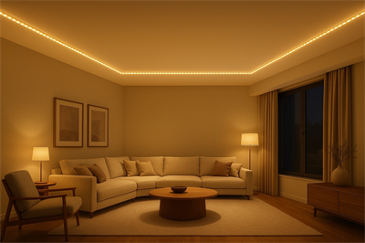 5 Metre CATA CT 4540 İç Mekan 12V 120 Ledli Şerit Led Amber