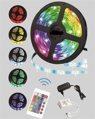 5 Metre Kumandalı RGB Şerit LED Aydınlatma
