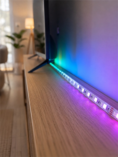 5 Metre RGB Şerit LED 5050 SMD Uzaktan Kumandalı Renkli Dekoratif LED Aydınlatma Seti