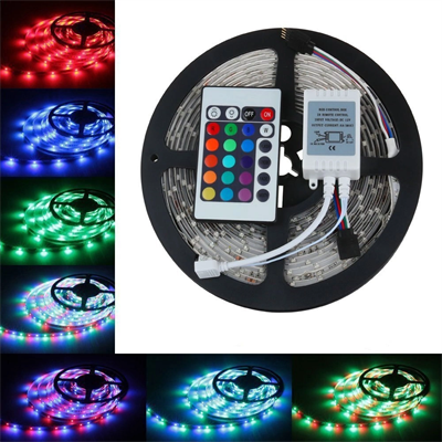 5 Metre Rgb Şerit Led Seti-iç Ve Dış Mekan Silikonlu-tak Çalıştır Bx40