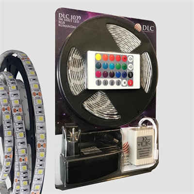 5 Metre Rgb Şerit Led Seti-iç ve Dış Mekan Silikonlu-tak Çalıştır