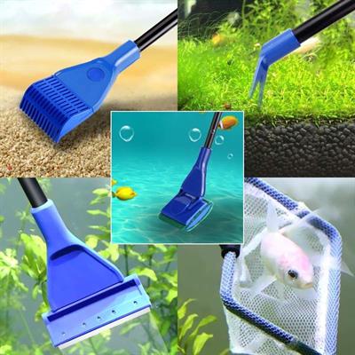 5 in 1 Akvaryum Tankı Temizleme Seti Akvaryum Balığı Bakım Seti (3936)