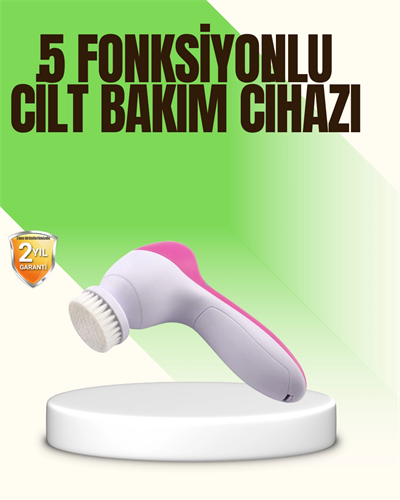 5 in 1 Elektrikli Yüz Temizleme ve Masaj Cihazı