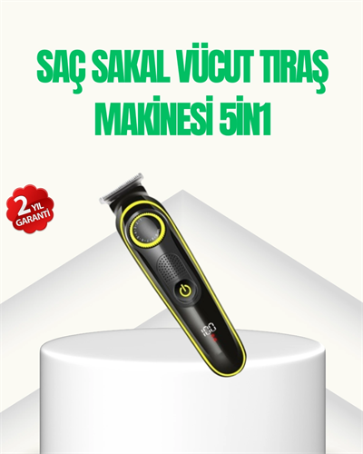 5-in-1 Saç ve Sakal Şekillendirici Erkek Bakım Seti