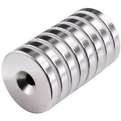 50 Adet 25x10/5x5,5 mm Neodyum Mıknatıs Havşa Delikli Magnet Vida Atılabilir N35 Nikel Paslanmaz
