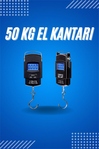 50 Kg Dijital El Terazisi Cep Tartısı El Kantarı Terazi