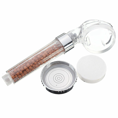 %50 Su Tasarruflu Ve Arıtmalı Doğal Taşlı Banyo El Duş Başlığı Bx40