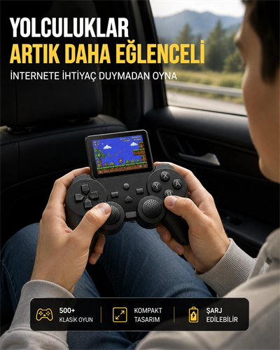 500 Oyun Tek Cihazda! Nostalji ve Eğlence Yanınızda