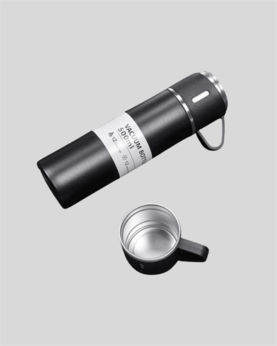 500 ml Paslanmaz Çelik Termos Seti – Sızdırmaz, Vakumlu, Isı Koruma Özellikli, Taşınabilir Termos